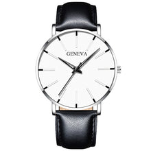 Charger l'image dans la galerie, 2021 Minimalist Men's Fashion Ultra Thin Watches Simple Men Business Stainless Steel Mesh Belt Quartz Watch Relogio Masculino